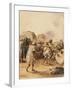 Strolling Players, 1833-Eugene Delacroix-Framed Giclee Print