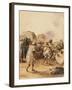 Strolling Players, 1833-Eugene Delacroix-Framed Giclee Print