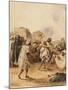 Strolling Players, 1833-Eugene Delacroix-Mounted Giclee Print