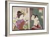 Strolling: the Appearance of an Upper-Class Wife of the Meiji Era and Itchy-Tsukioka Kinzaburo Yoshitoshi-Framed Giclee Print