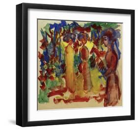 Strolling Women 1913-Auguste Macke-Framed Giclee Print