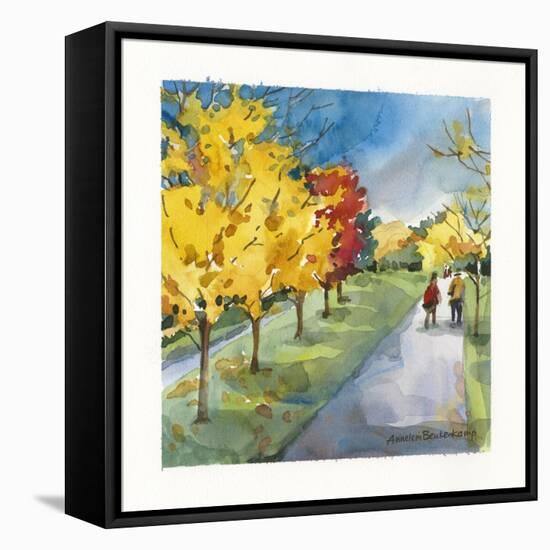 Strolling-Annelein Beukenkamp-Framed Stretched Canvas