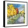 Strolling-Annelein Beukenkamp-Framed Stretched Canvas