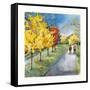 Strolling-Annelein Beukenkamp-Framed Stretched Canvas