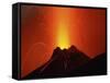 Stromboli Eruption, Aeolian Islands, North of Sicily, Italy-null-Framed Stretched Canvas