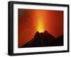 Stromboli Eruption, Aeolian Islands, North of Sicily, Italy-null-Framed Premium Photographic Print