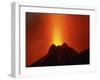 Stromboli Eruption, Aeolian Islands, North of Sicily, Italy-null-Framed Premium Photographic Print
