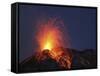 Stromboli Eruption, Aeolian Islands, North of Sicily, Italy-null-Framed Stretched Canvas