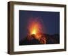 Stromboli Eruption, Aeolian Islands, North of Sicily, Italy-null-Framed Photographic Print