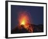 Stromboli Eruption, Aeolian Islands, North of Sicily, Italy-null-Framed Photographic Print