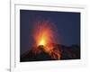 Stromboli Eruption, Aeolian Islands, North of Sicily, Italy-null-Framed Photographic Print