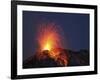 Stromboli Eruption, Aeolian Islands, North of Sicily, Italy-null-Framed Photographic Print