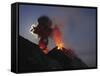 Stromboli Eruption, Aeolian Islands, North of Sicily, Italy-null-Framed Stretched Canvas