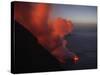 Stromboli Eruption, Sea Entry, Aeolian Islands, North of Sicily, Italy-null-Stretched Canvas