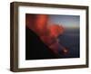 Stromboli Eruption, Sea Entry, Aeolian Islands, North of Sicily, Italy-null-Framed Photographic Print