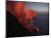 Stromboli Eruption, Sea Entry, Aeolian Islands, North of Sicily, Italy-null-Mounted Photographic Print
