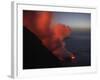 Stromboli Eruption, Sea Entry, Aeolian Islands, North of Sicily, Italy-null-Framed Photographic Print