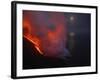 Stromboli Lava Flow, Sea Entry, Aeolian Islands, North of Sicily, Italy-null-Framed Photographic Print