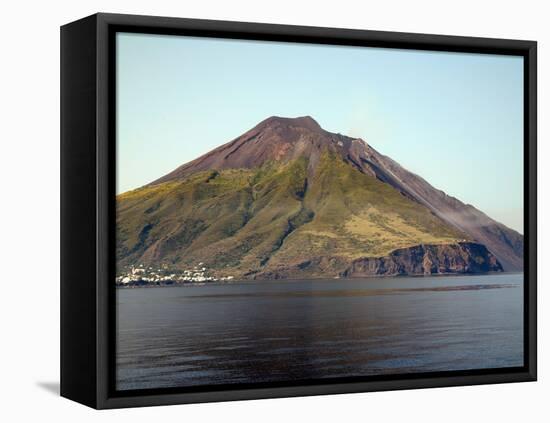 Stromboli Volcano, Aeolian Islands, Mediterranean Sea, Italy-Stocktrek Images-Framed Stretched Canvas