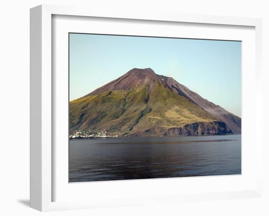 Stromboli Volcano, Aeolian Islands, Mediterranean Sea, Italy-Stocktrek Images-Framed Photographic Print