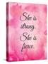 Strong and Fierce-Melody Hogan-Stretched Canvas