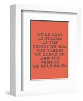 Strong as the Drinks We Mix-null-Framed Giclee Print