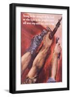 Strong in the Strength of the Lord Poster-David Stone Martin-Framed Giclee Print