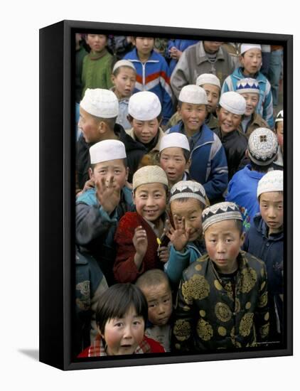 Strong Muslim or Hui Presence, Gansu Province, China-Occidor Ltd-Framed Stretched Canvas