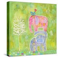 Strong One Elephants-Wyanne-Stretched Canvas