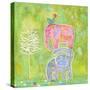 Strong One Elephants-Wyanne-Stretched Canvas