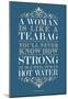 Strong Woman Eleanor Roosevelt Quote-null-Mounted Poster
