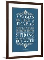 Strong Woman Eleanor Roosevelt Quote-null-Framed Art Print