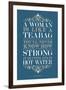 Strong Woman Eleanor Roosevelt Quote-null-Framed Art Print