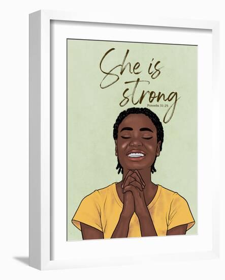 Strong Woman-Marcus Prime-Framed Art Print