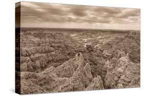 Stronghold, Badlands National Park, South Dakota, Usa-Christian Heeb-Stretched Canvas