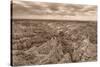 Stronghold, Badlands National Park, South Dakota, Usa-Christian Heeb-Stretched Canvas