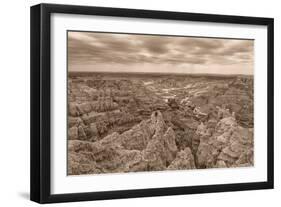 Stronghold, Badlands National Park, South Dakota, Usa-Christian Heeb-Framed Premium Photographic Print