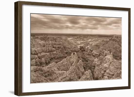 Stronghold, Badlands National Park, South Dakota, Usa-Christian Heeb-Framed Photographic Print