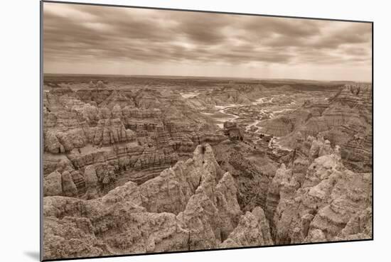 Stronghold, Badlands National Park, South Dakota, Usa-Christian Heeb-Mounted Photographic Print