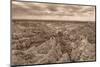 Stronghold, Badlands National Park, South Dakota, Usa-Christian Heeb-Mounted Photographic Print