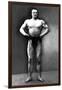 Strongman Pose-null-Framed Art Print