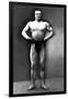 Strongman Pose-null-Framed Art Print