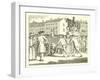 Stroud, the Notorious Cheat, Whipped at the Cart'S-Tail from Charing Cross to Whitehall-null-Framed Giclee Print