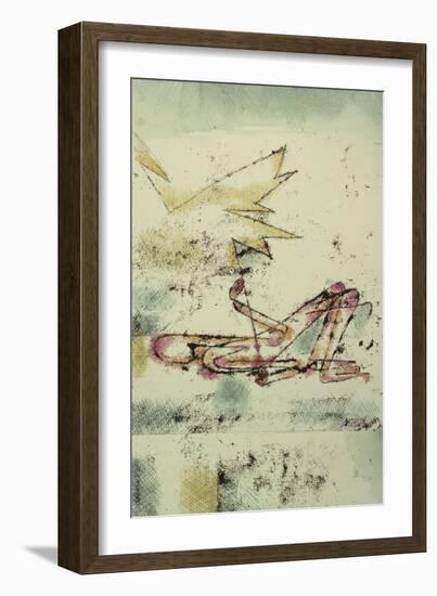 Struck by Lightning; Blitzschlag-Paul Klee-Framed Giclee Print
