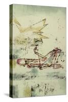 Struck by Lightning; Blitzschlag-Paul Klee-Stretched Canvas