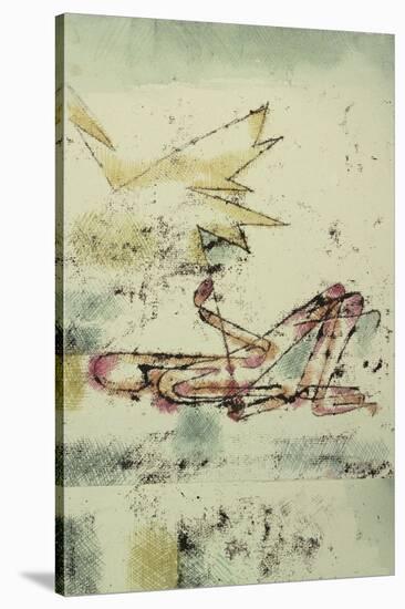 Struck by Lightning; Blitzschlag-Paul Klee-Stretched Canvas