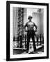 Structural Steel Worker Standing on a Girder-Grey Villet-Framed Photographic Print