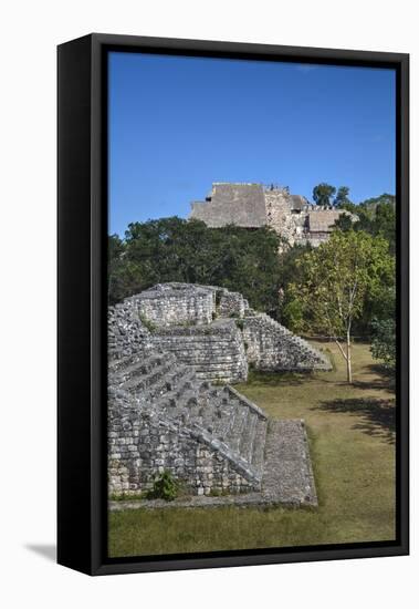 Structure 17 in the Foreground with the Acropolis Behind-Richard Maschmeyer-Framed Stretched Canvas