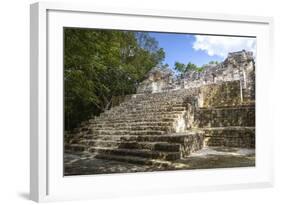 Structure 3, Early Classic Period, Calakmul Mayan Archaeological Site-Richard Maschmeyer-Framed Photographic Print