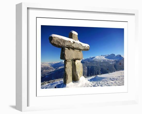 Structure called an Inunnguaq-null-Framed Art Print